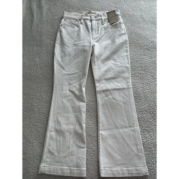 Madewell Womens Mid Rise Kick Out Ankle Length Jeans Vintage Canvas Size 25 P - Picture 1 of 10